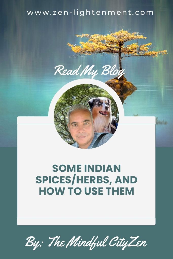 Some Indian Spices/Herbs, and How to Use Them